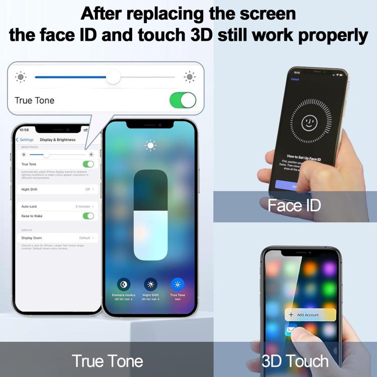 JK incell LCD Screen For iPhone 16 Plus - free shipping - PMC TechLife - Order now!