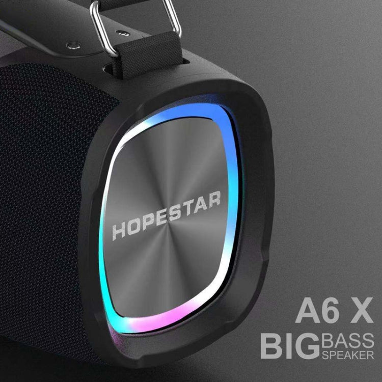 HOPESTAR A6X TWS Portable Outdoor Bluetooth Speaker with Colorful Music Lights, Support Power Bank & Hands-free Call & U Disk & TF Card & 3.5mm AUX(Green) - Desktop Speaker by HOPESTAR | Online Shopping South Africa | PMC Jewellery | Buy Now Pay Later Mobicred