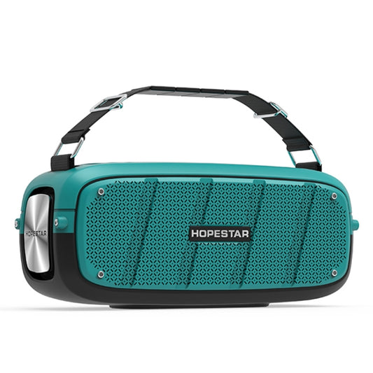 HOPESTAR A20 TWS Portable Outdoor Waterproof Subwoofer Bluetooth Speaker, Support Power Bank & Hands-free Call & U Disk & TF Card & 3.5mm AUX(Blue) - Desktop Speaker by HOPESTAR | Online Shopping South Africa | PMC Jewellery | Buy Now Pay Later Mobicred