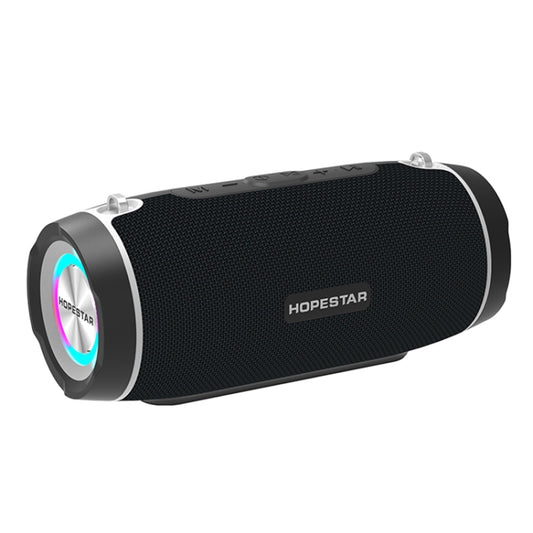 HOPESTAR H45 PARTY Portable Outdoor Waterproof Bluetooth Speaker, Support Hands-free Call & U Disk & TF Card & 3.5mm AUX & FM(Black) - Desktop Speaker by HOPESTAR | Online Shopping South Africa | PMC Jewellery | Buy Now Pay Later Mobicred