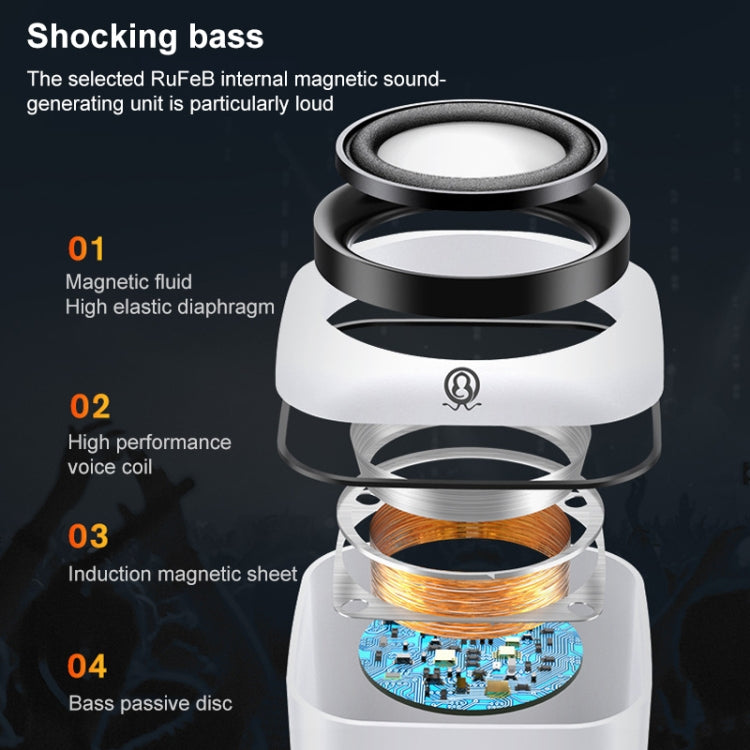 A1 Upgraded Version USB Wire-controlled 4D Stereo Sound Mini Wired Speaker, Cable Length: 1.3m(Black) -  by PMC TechLife | Online Shopping South Africa | PMC TechLife | Buy Now Pay Later Mobicred