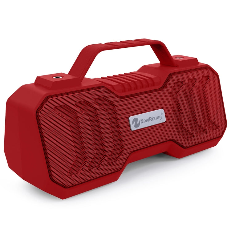 NewRixing NR-4500 Portable Wireless Bluetooth Stereo Speaker Support TWS / FM Function Speaker (Red) - Desktop Speaker by NewRixing | Online Shopping South Africa | PMC Jewellery | Buy Now Pay Later Mobicred