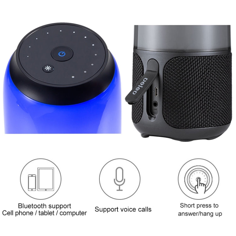 Original Xiaomi Youpin V03 Wireless Bluetooth Speaker with Colorful Light, Support Hands-free / AUX(Black) - Desktop Speaker by Xiaomi | Online Shopping South Africa | PMC Jewellery | Buy Now Pay Later Mobicred
