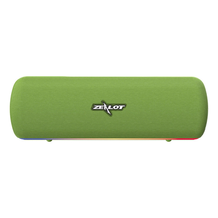 ZEALOT S55 Portable Stereo Bluetooth Speaker with Built-in Mic, Support Hands-Free Call & TF Card & AUX (Green) - Desktop Speaker by ZEALOT | Online Shopping South Africa | PMC Jewellery | Buy Now Pay Later Mobicred