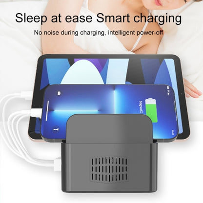 YFY-A54 100W USB + Type-C 5-Ports Smart Charging Station with Phone & Tablet Stand, UK Plug - Multifunction Charger by PMC Jewellery | Online Shopping South Africa | PMC Jewellery | Buy Now Pay Later Mobicred