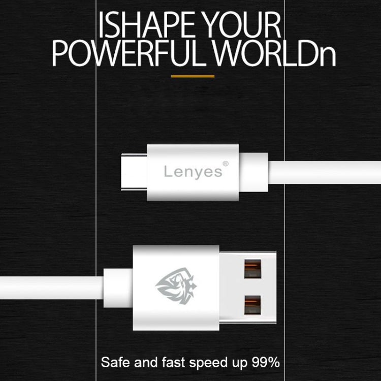 Lenyes LC701 1.5m 2.4A Output USB to 8 Pin PVC Data Sync Fast Charging Cable - Normal Style Cable by PMC Jewellery | Online Shopping South Africa | PMC Jewellery | Buy Now Pay Later Mobicred