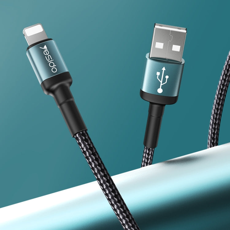 Yesido CA75 2.4A USB to 8 Pin Charging Cable, Length: 2m - Normal Style Cable by Yesido | Online Shopping South Africa | PMC Jewellery | Buy Now Pay Later Mobicred