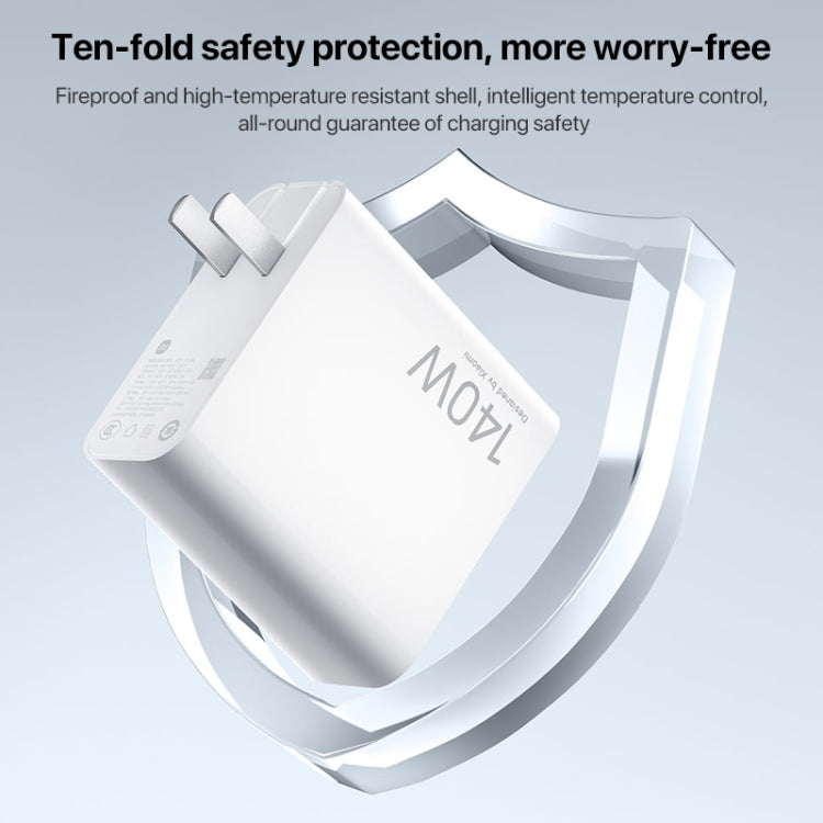 Original Xiaomi 140W 1 x USB + 2 x USB-C / Type-C Three Ports GaN Fast Charger Set, US Plug - free shipping - PMC TechLife - Order now!