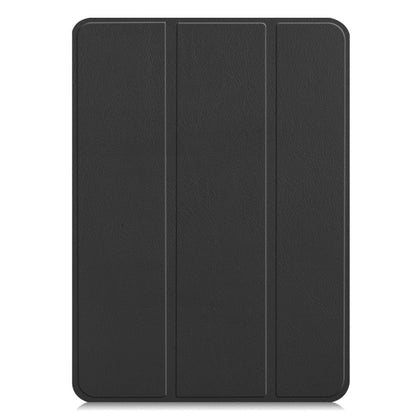 Custer Texture Horizontal Flip PU Leather Case for iPad Air 13 2024 / iPad Pro 12.9 inch (2018), with Three-folding Holder & Sleep / Wake-up Function(Black) - iPad Pro 12.9 (2018) Cases by PMC Jewellery | Online Shopping South Africa | PMC Jewellery | Buy Now Pay Later Mobicred