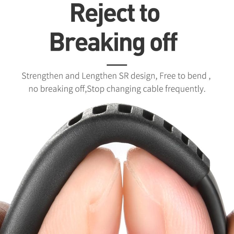 Mcdodo CA-6363 Flying Fish Series 8 Pin to USB LED Cable, Length: 1.8m(Black) - free shipping - PMC Jewellery - Order now!