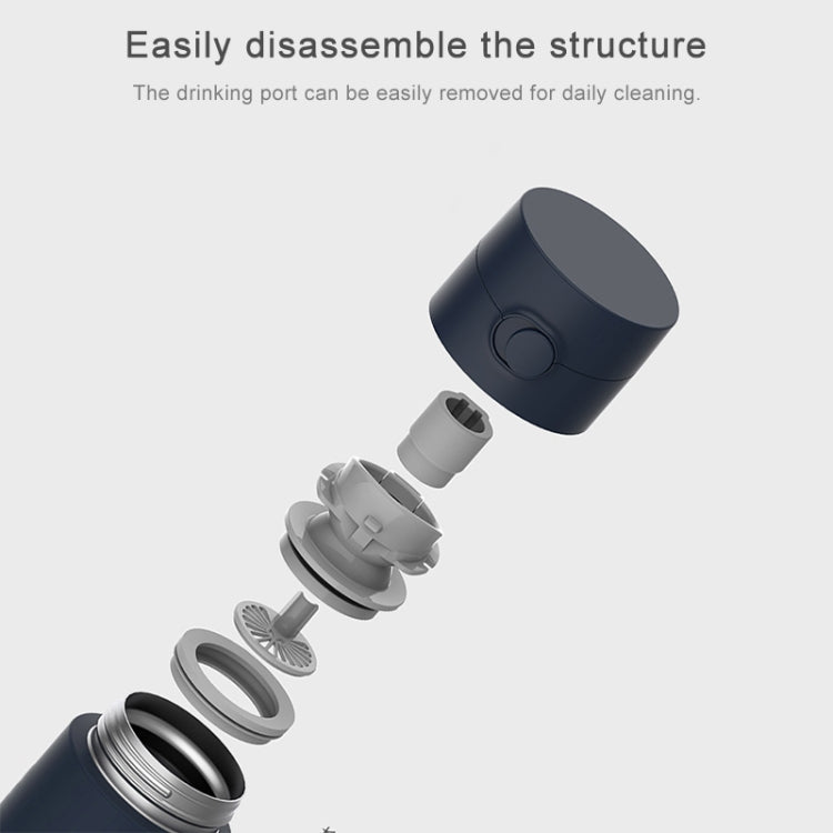 Original Xiaomi Mijia 480ML Insulation Vacuum Thermal Cup Water Bottle(Navy Blue) - free shipping - PMC TechLife - Order now!