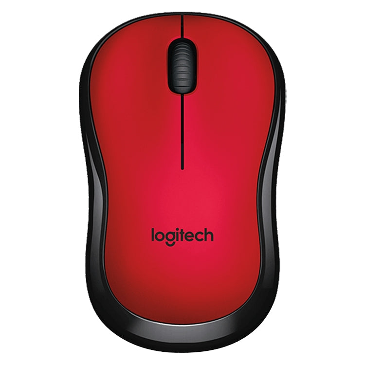 Logitech M220 1200DPI 2.4GHz Ergonomic Wireless Mouse (Red) - Wireless Mice by Logitech | Online Shopping South Africa | PMC Jewellery | Buy Now Pay Later Mobicred