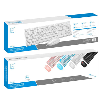 ZGB 8820 Candy Color Wireless Keyboard + Mouse Set (Black) - Wireless Keyboard by Chasing Leopard | Online Shopping South Africa | PMC Jewellery | Buy Now Pay Later Mobicred