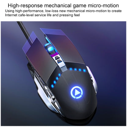 YINDIAO V2 Mechanical Feel Gaming Keyboard Mouse Set (White Rainbow Light) - Wired Keyboard by YINDIAO | Online Shopping South Africa | PMC Jewellery | Buy Now Pay Later Mobicred