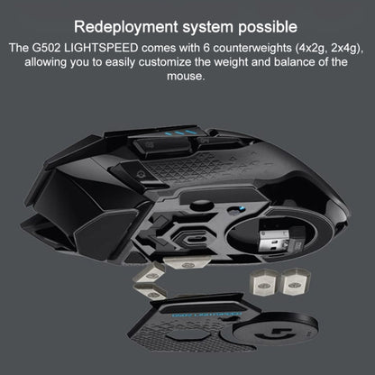 Logitech G502 Lightspeed 1000DPI Wireless Gaming Mouse - Wireless Mice by Logitech | Online Shopping South Africa | PMC Jewellery | Buy Now Pay Later Mobicred