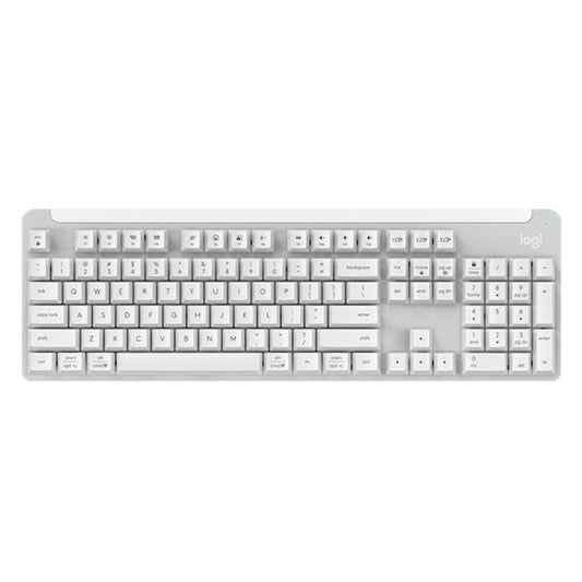 Logitech K865 104 Keys Wireless Bluetooth Mechanical Keyboard, Red Shaft (White) - Wireless Keyboard by Logitech | Online Shopping South Africa | PMC Jewellery | Buy Now Pay Later Mobicred