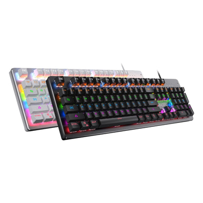 YINDIAO Classic Square Keys Mixed Light USB Mechanical Gaming Wired Keyboard, Blue Shaft (White) - Wired Keyboard by YINDIAO | Online Shopping South Africa | PMC Jewellery | Buy Now Pay Later Mobicred