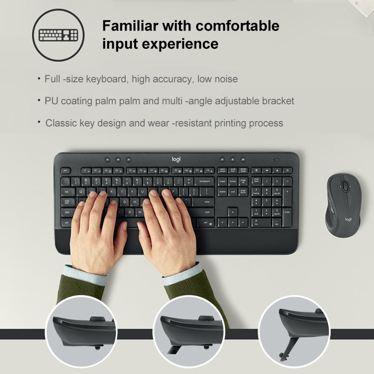 Logitech MK545 Wireless Keyboard Mouse Set - Wireless Keyboard by Logitech | Online Shopping South Africa | PMC Jewellery | Buy Now Pay Later Mobicred