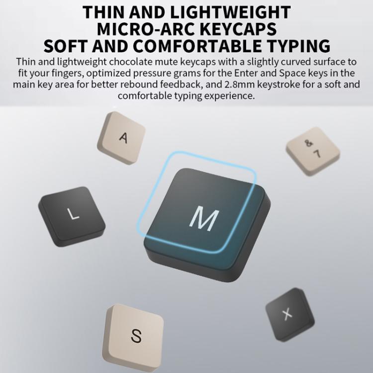 Original Xiaomi 2.4GHz Wireless Keyboard + Mouse Set 2 for Notebook Desktop Laptop(Milk Tea White) - free shipping - PMC TechLife - Order now!