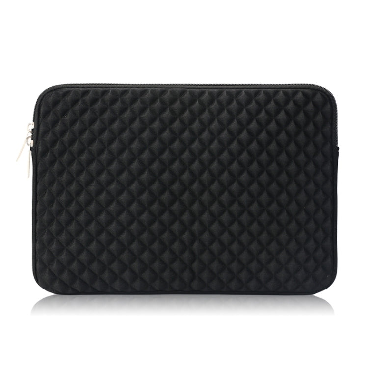 Diamond Texture Laptop Liner Bag, Size: 14-15.4 inch (Black) - 15 inch by PMC Jewellery | Online Shopping South Africa | PMC Jewellery | Buy Now Pay Later Mobicred