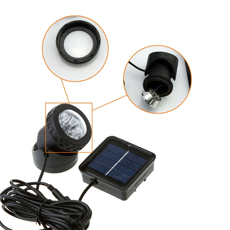 Single Head LED Outdoor Waterproof Solar Underwater Spotlight Floodlight - Underwater Lights by PMC Jewellery | Online Shopping South Africa | PMC Jewellery | Buy Now Pay Later Mobicred