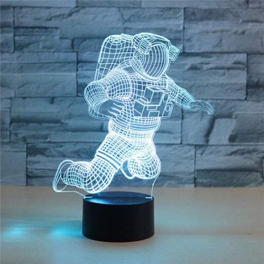 Astronaut Shape 3D Colorful LED Vision Light Table Lamp, Crack Touch Version - Novelty Lighting by PMC Jewellery | Online Shopping South Africa | PMC Jewellery | Buy Now Pay Later Mobicred