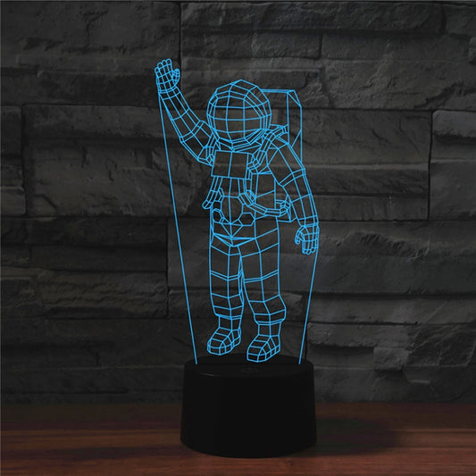 Astronaut Shape 3D Colorful LED Vision Light Table Lamp, Charging Touch Version - Novelty Lighting by PMC Jewellery | Online Shopping South Africa | PMC Jewellery | Buy Now Pay Later Mobicred