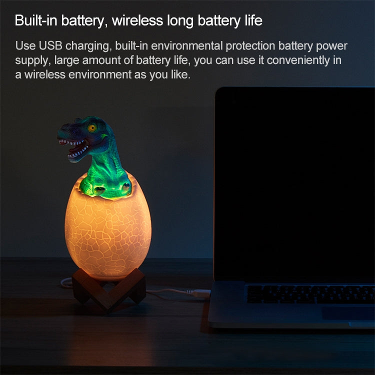 Tyrannosaurus Shape Creative Touch 3D Decorative Night Light, 3-color Patting Version - Night Lights by PMc TechLife | Online Shopping South Africa | PMc TechLife | Buy Now Pay Later Mobicred