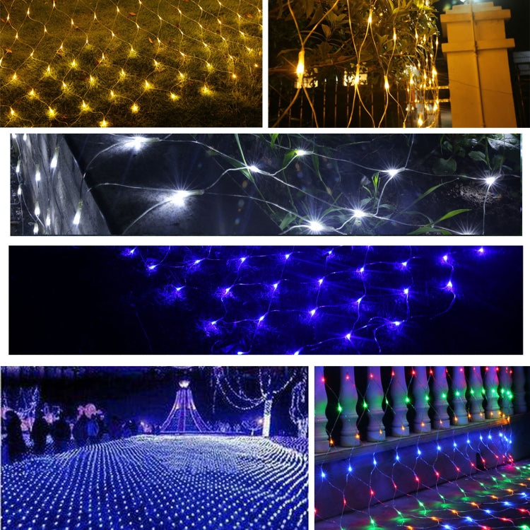 3m(Length) x 2m(Height)  LED Decoration Light, 200 LEDs Reticular String Light with End Joint & Multi-function Controller, EU Plug, AC 220V - Holiday Lights by PMc TechLife | Online Shopping South Africa | PMc TechLife | Buy Now Pay Later Mobicred