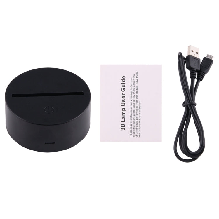 Boots Style 3D Touch Switch Control LED Light , 7 Color Discoloration Creative Visual Stereo Lamp Desk Lamp Night Light - Novelty Lighting by PMC TechLife | Online Shopping South Africa | PMC TechLife | Buy Now Pay Later Mobicred