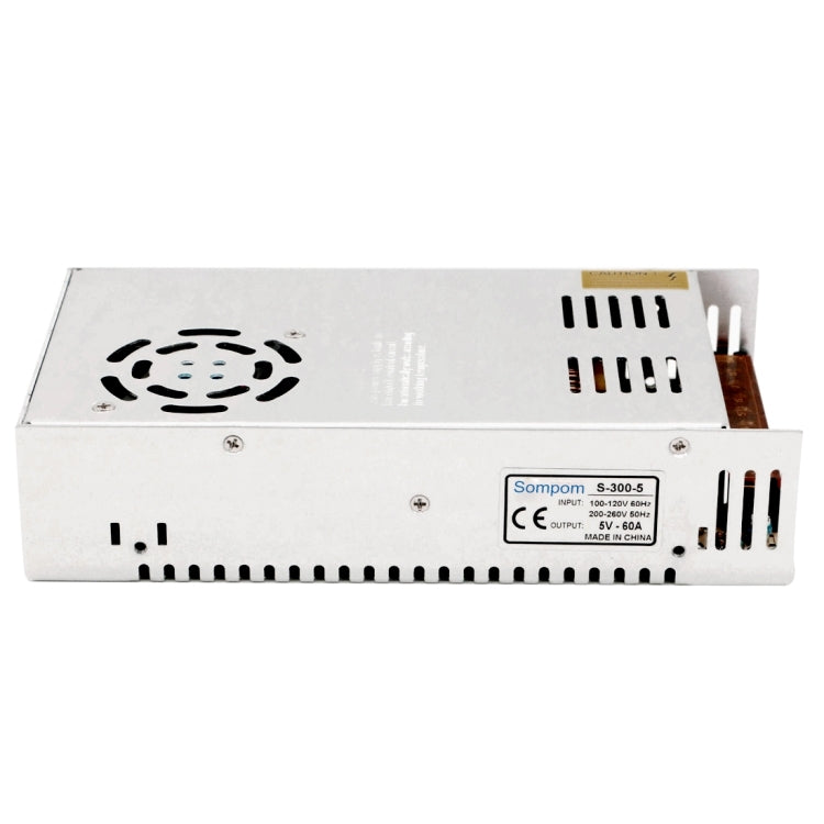 SOMPOM S-300-5 300W 5V 60A Switching Driver LED Light Strip Display Screen Lighting Monitor Power Supply - free shipping - PMc TechLife - Order now!