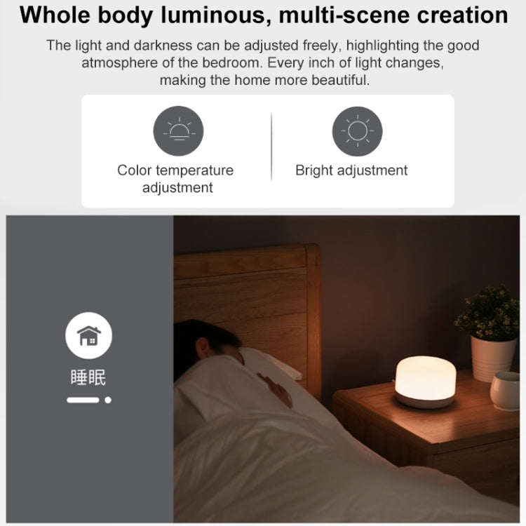 Original Xiaomi Youpin YLCT01YL Yeelight Smart Table Bedside Lamp Night Light, CN Plug - Desk Lamps by Xiaomi | Online Shopping South Africa | PMC Jewellery | Buy Now Pay Later Mobicred