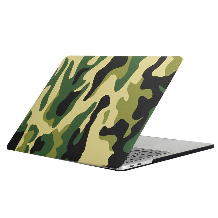 For 2016 New Macbook Pro 13.3 inch A1706 & A1708 Green Camouflage Pattern Laptop Water Decals PC Protective Case - MacBook Pro Cases by PMC Jewellery | Online Shopping South Africa | PMC Jewellery | Buy Now Pay Later Mobicred