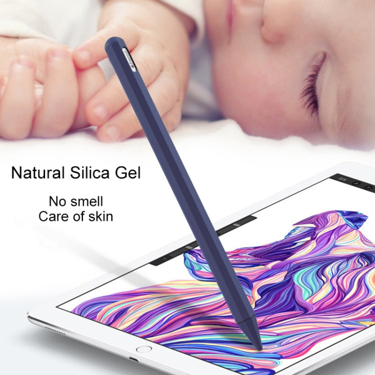 Stylus Pen Silica Gel Protective Case for Apple Pencil 2 (Red) - Pencil Accessories by PMC Jewellery | Online Shopping South Africa | PMC Jewellery | Buy Now Pay Later Mobicred