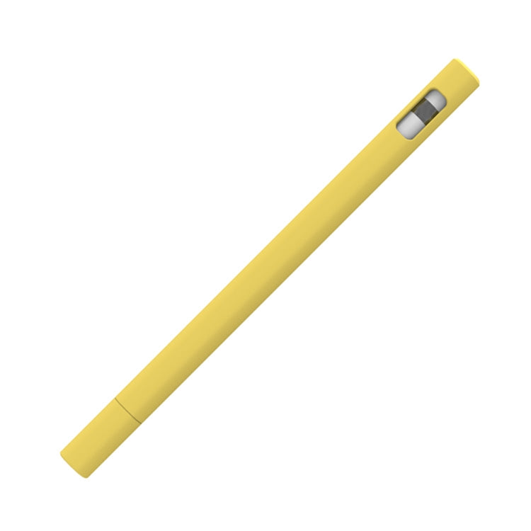 LOVE MEI For Apple Pencil 1 Triangle Shape Stylus Pen Silicone Protective Case Cover (Yellow) - Pencil Accessories by LOVE MEI | Online Shopping South Africa | PMC Jewellery