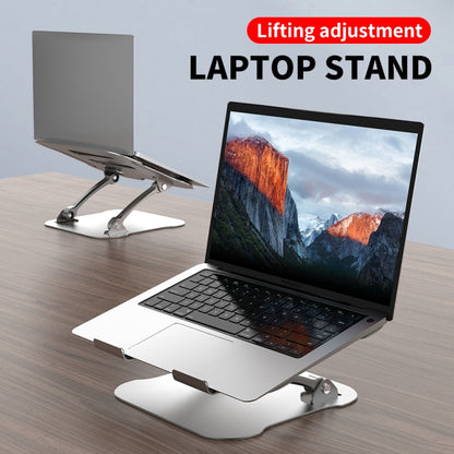 R-JUST Lifting Adjustable Laptop Stand(Silver) - MacBook Holder by R-JUST | Online Shopping South Africa | PMC Jewellery