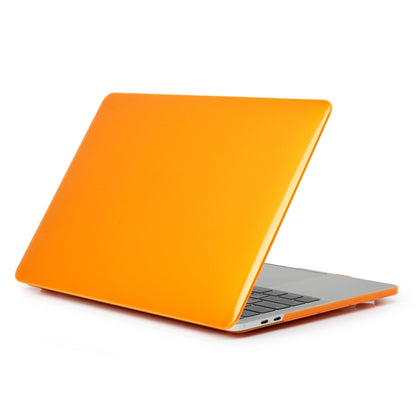 ENKAY Hat-Prince 2 in 1 Crystal Hard Shell Plastic Protective Case + US Version Ultra-thin TPU Keyboard Protector Cover for 2016 New MacBook Pro 13.3 inch with Touchbar (A1706)(Orange) - MacBook Pro Cases by ENKAY | Online Shopping South Africa | PMC Jewellery | Buy Now Pay Later Mobicred