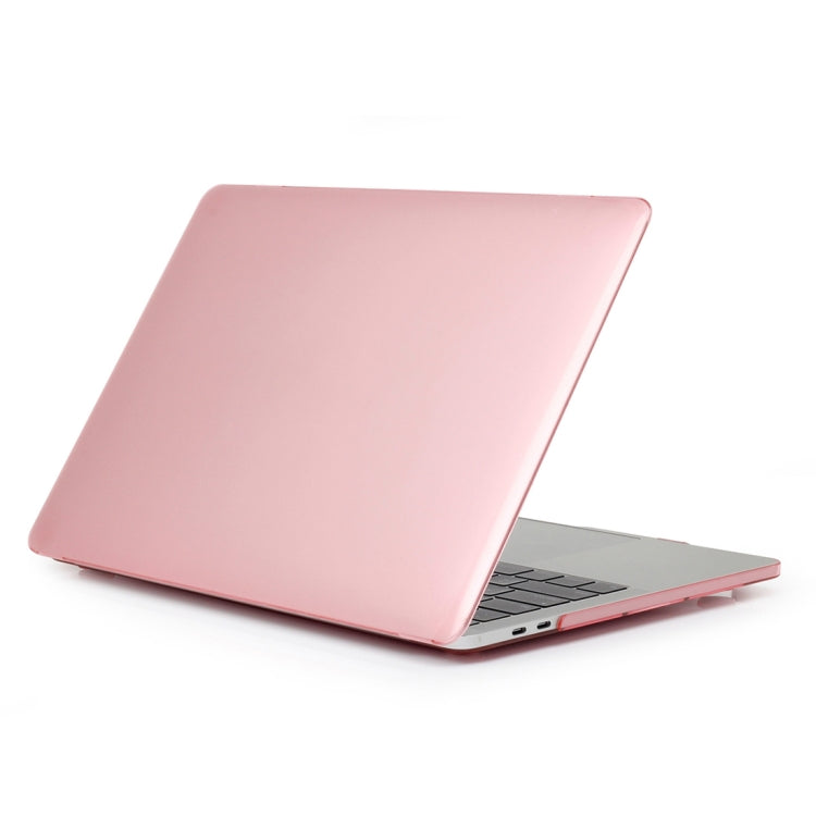 ENKAY Hat-Prince 2 in 1 Crystal Hard Shell Plastic Protective Case + US Version Ultra-thin TPU Keyboard Protector Cover for 2016 New MacBook Pro 15.4 inch with Touchbar (A1707)(Pink) - MacBook Pro Cases by ENKAY | Online Shopping South Africa | PMC Jewellery | Buy Now Pay Later Mobicred