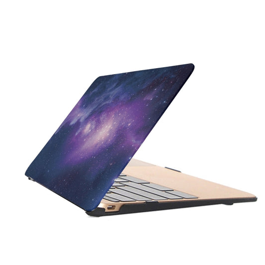 For Macbook Pro Retina 12 inch Starry Sky Patterns Apple Laptop Water Decals PC Protective Case(Blue) - MacBook Pro Cases by PMC Jewellery | Online Shopping South Africa | PMC Jewellery | Buy Now Pay Later Mobicred