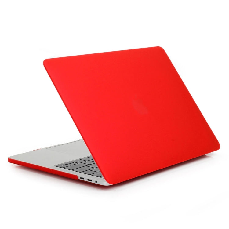 ENKAY Hat-Prince 2 in 1 Frosted Hard Shell Plastic Protective Case + Europe Version Ultra-thin TPU Keyboard Protector Cover for 2016 MacBook Pro 13.3 Inch without Touch Bar (A1708) (Red) - MacBook Pro Cases by ENKAY | Online Shopping South Africa | PMC Jewellery | Buy Now Pay Later Mobicred