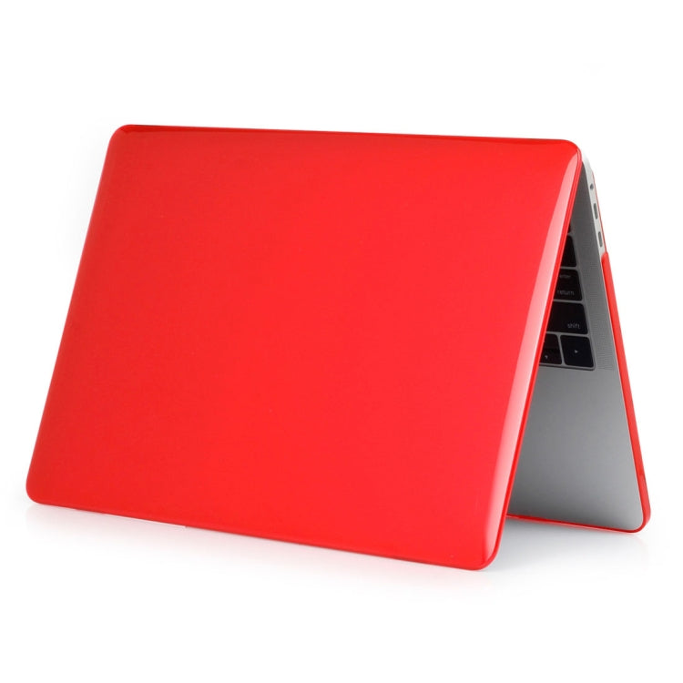 ENKAY Hat-Prince 2 in 1 Crystal Hard Shell Plastic Protective Case + Europe Version Ultra-thin TPU Keyboard Protector Cover for 2016 MacBook Pro 13.3 Inch with Touch Bar (A1706) (Red) - MacBook Pro Cases by ENKAY | Online Shopping South Africa | PMC Jewellery | Buy Now Pay Later Mobicred