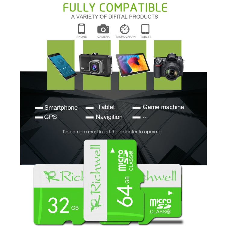 Richwell 128GB High Speed Class 10 Micro SD(TF) Memory Card - Micro SD Card by Richwell | Online Shopping South Africa | PMC Jewellery | Buy Now Pay Later Mobicred