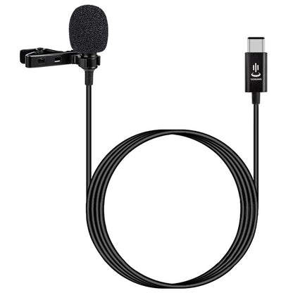 YICHUANG YC-LM10 USB-C / Type-C Intelligent Noise Reduction Condenser Lavalier Microphone, Cable Length: 1.5m - Microphone by YICHUANG | Online Shopping South Africa | PMC Jewellery | Buy Now Pay Later Mobicred