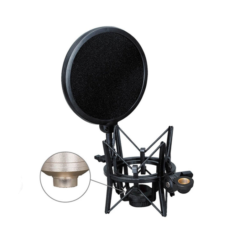 SH-101 Live Microphone ABS Shockproof Bracket (Black) - Stand by PMC Jewellery | Online Shopping South Africa | PMC Jewellery | Buy Now Pay Later Mobicred