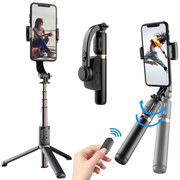 Q08 Gimbal Stabilizer Bluetooth Remote Control Tripod Selfie Stick (White) - Selfie Light by PMC Jewellery | Online Shopping South Africa | PMC Jewellery | Buy Now Pay Later Mobicred