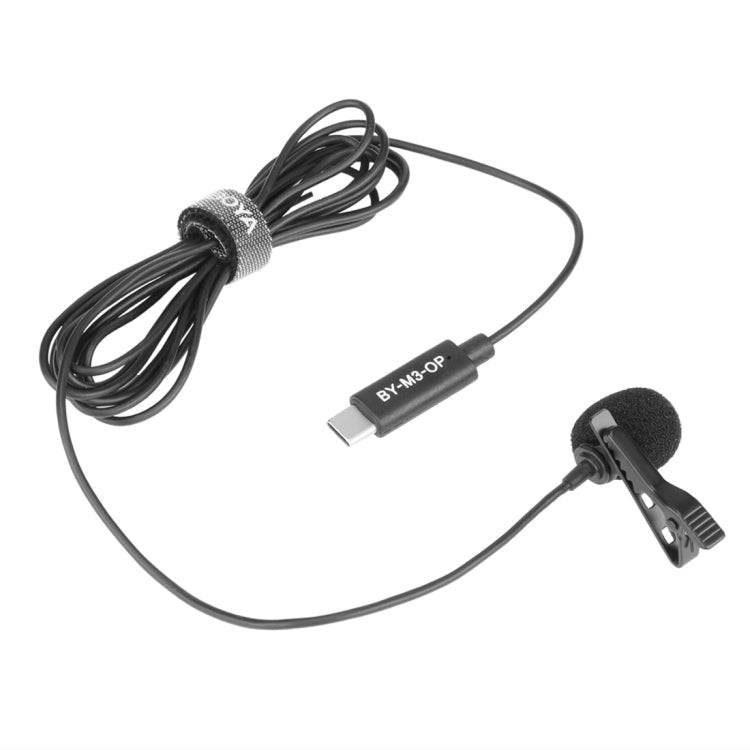 BOYA BY-M3-OP For DJI OSMO Pocket Clip-on Digital Lavalier Microphone (Black) - Microphone by BOYA | Online Shopping South Africa | PMC Jewellery | Buy Now Pay Later Mobicred