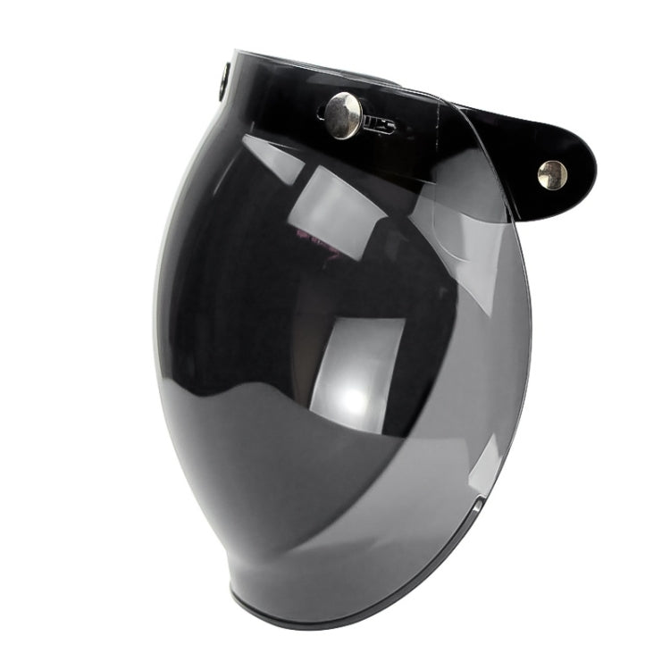 Soman Motorcycle Bubble Visor Open Face Helmet Visor Helmet Windshield Shield with Transparent Frame(Yellow) - free shipping - PMC TechLife - Order now!