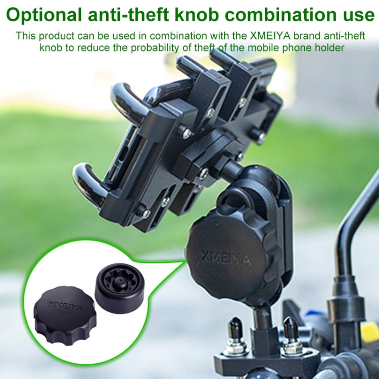 U-shaped Bolt Ball-Head Motorcycle Handlebar Multi-function Eight-jaw Aluminum Phone Navigation Holder Bracket with Anti-theft Knobs - Holder by PMC Jewellery | Online Shopping South Africa | PMC Jewellery | Buy Now Pay Later Mobicred