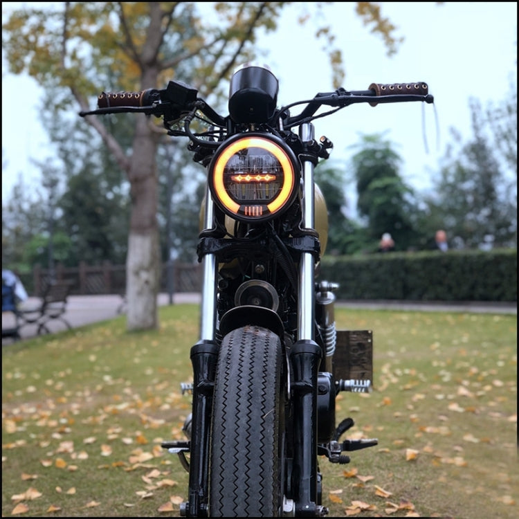 Motorcycle 5.75 inch Harley Headlight Retro Lamp LED Light Modification Accessories (White) - Headlights by PMC TechLife | Online Shopping South Africa | PMC TechLife | Buy Now Pay Later Mobicred
