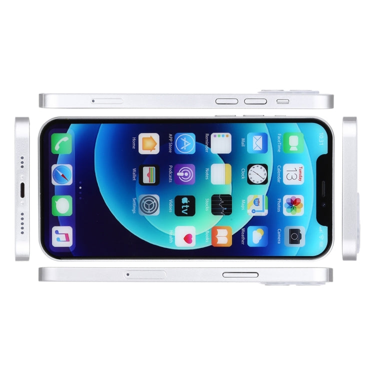 For iPhone 12 Color Screen Non-Working Fake Dummy Display Model(White) - For iPhone & iPad by PMC Jewellery | Online Shopping South Africa | PMC Jewellery | Buy Now Pay Later Mobicred